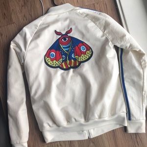 Adidas bomber with Moth patch